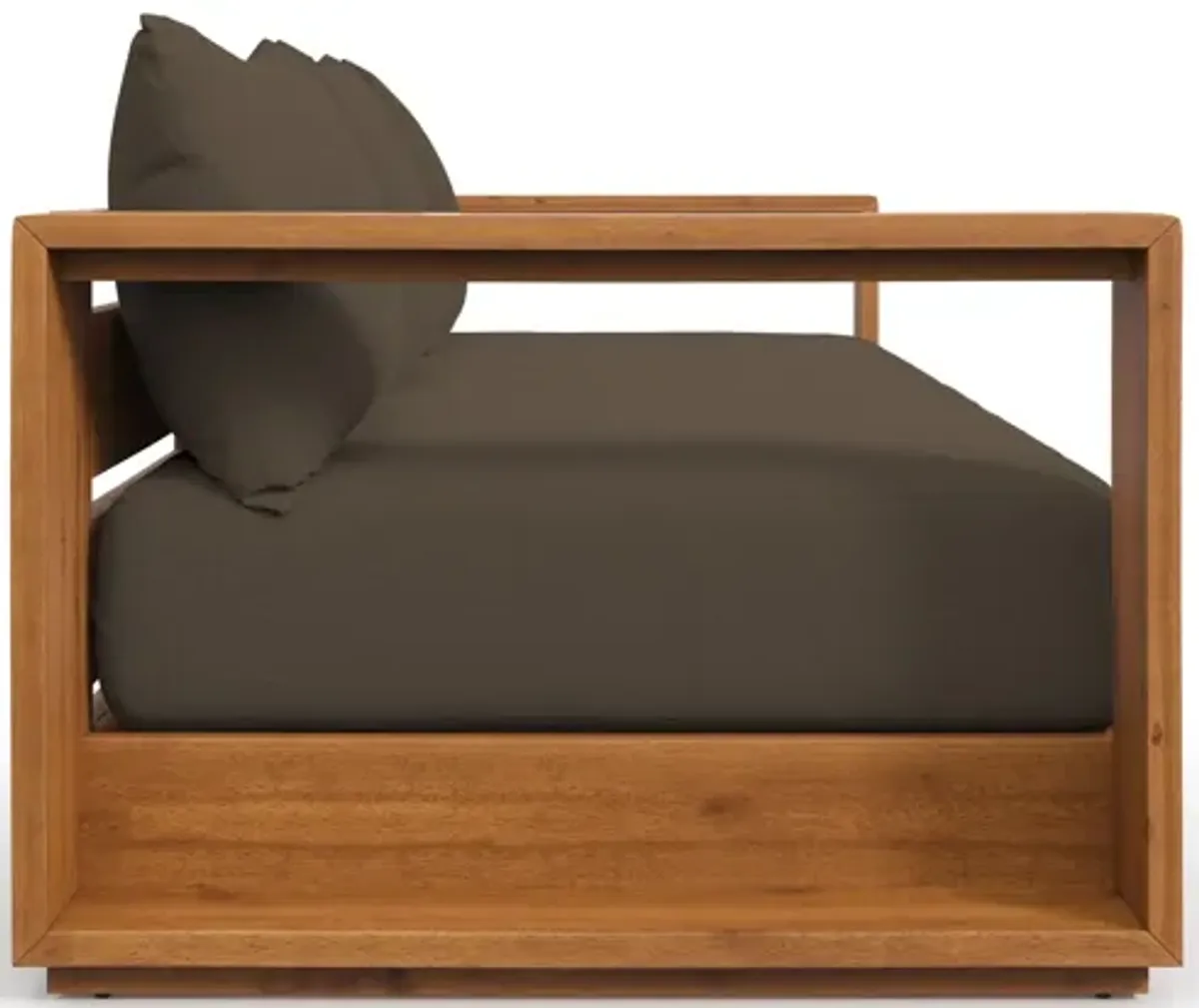 Tahoe Outdoor Patio Acacia Wood Sofa