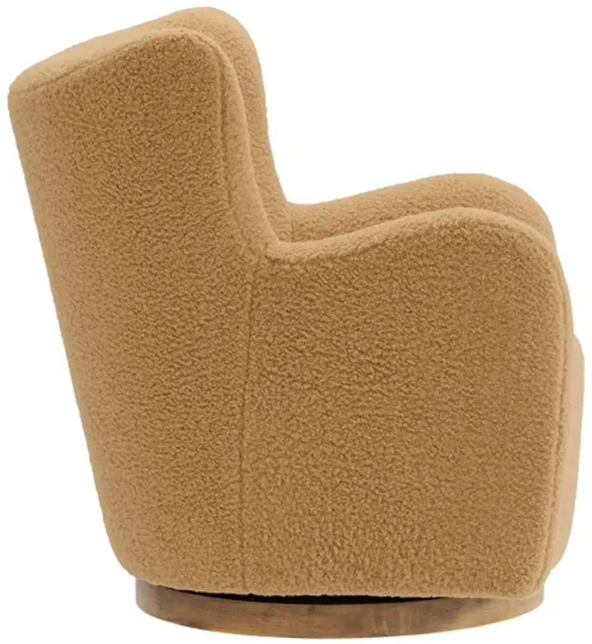 Montrose Wingback Sherpa Swivel Accent Chair