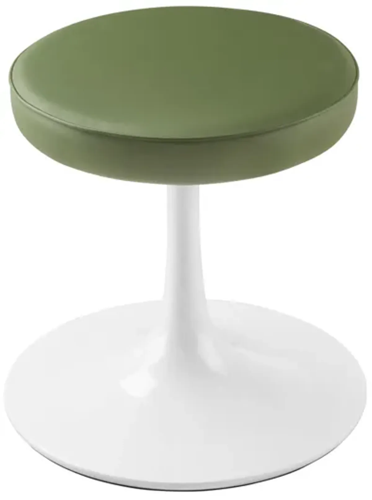 Lippa Vegan Leather Round Stool