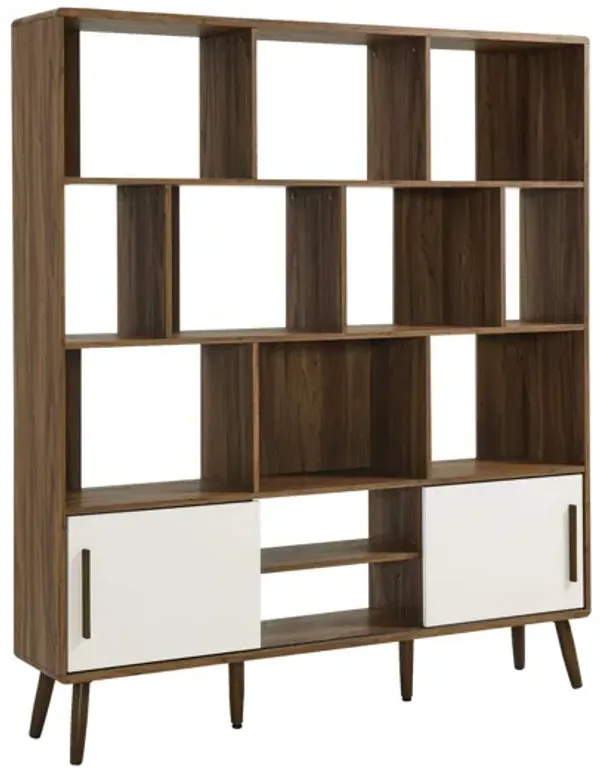 Transmit 59" Bookcase with Sliding Doors