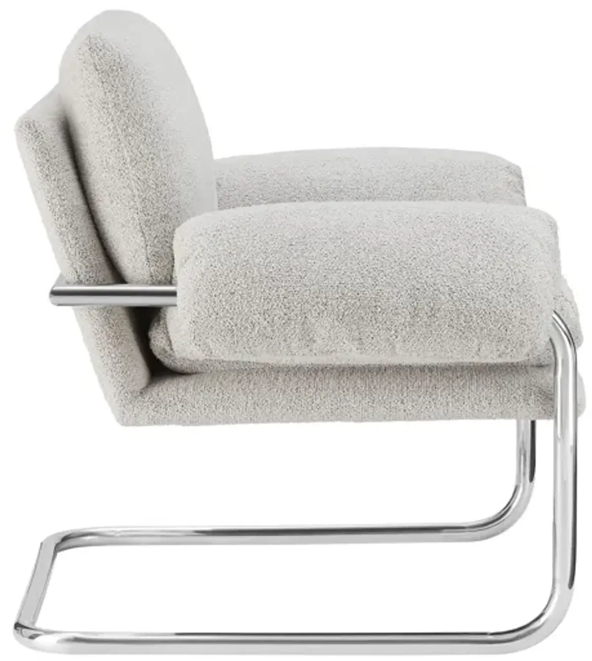 Ansel Boucle Fabric Accent Chair