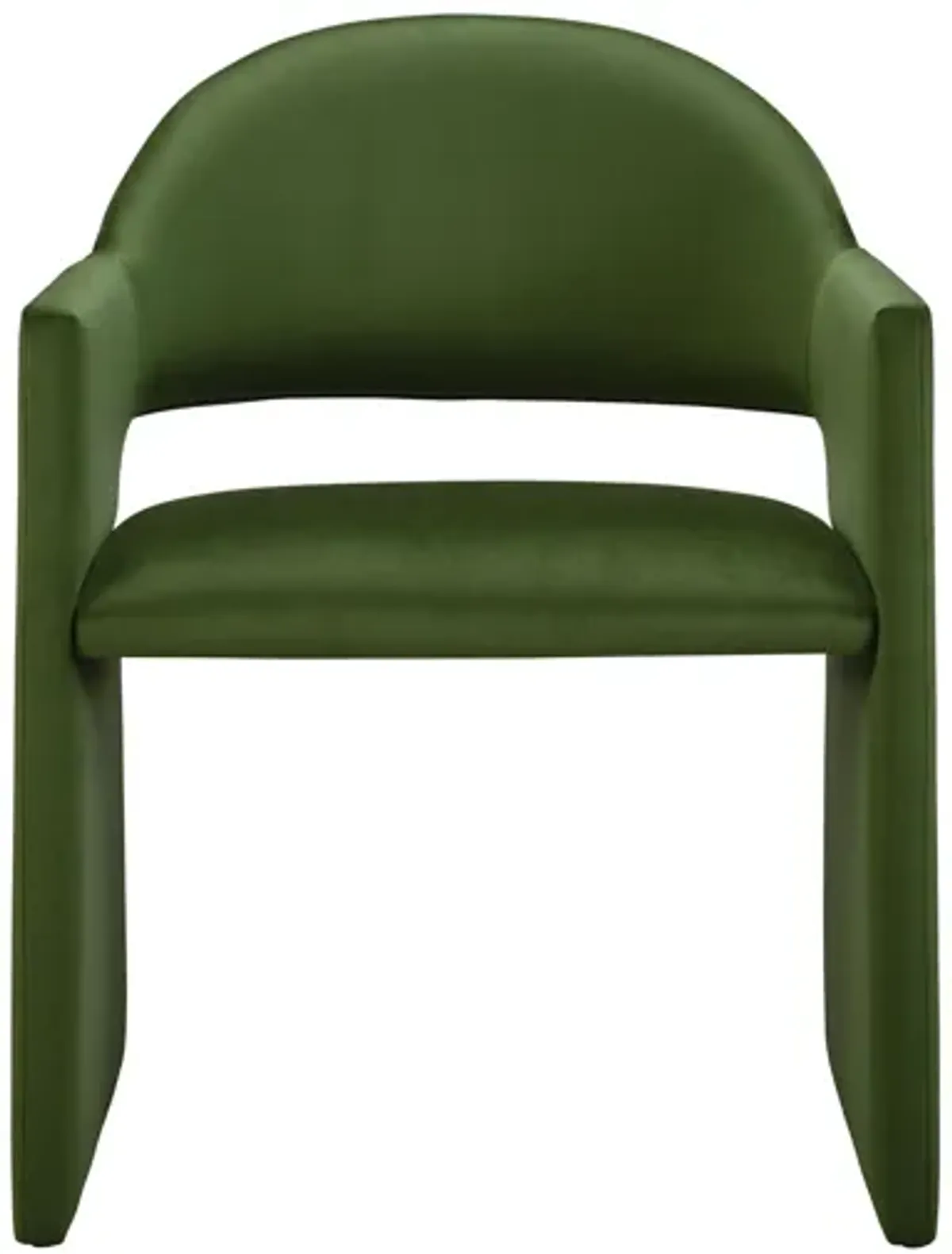 Talia Performance Velvet Dining Armchair