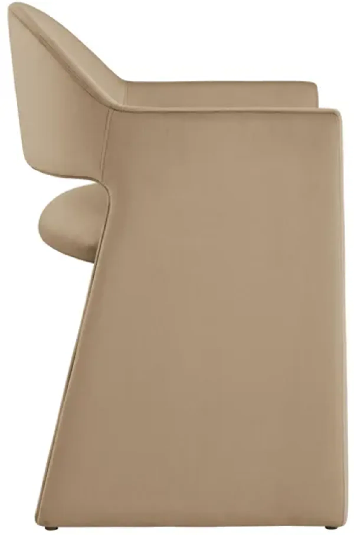 Talia Performance Velvet Dining Armchair