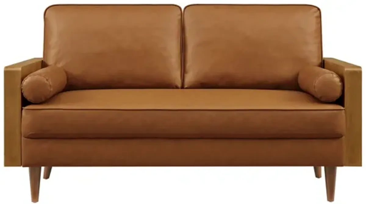 Kellan Vegan Leather Loveseat