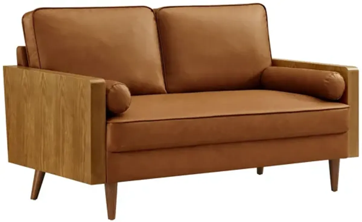 Kellan Vegan Leather Loveseat