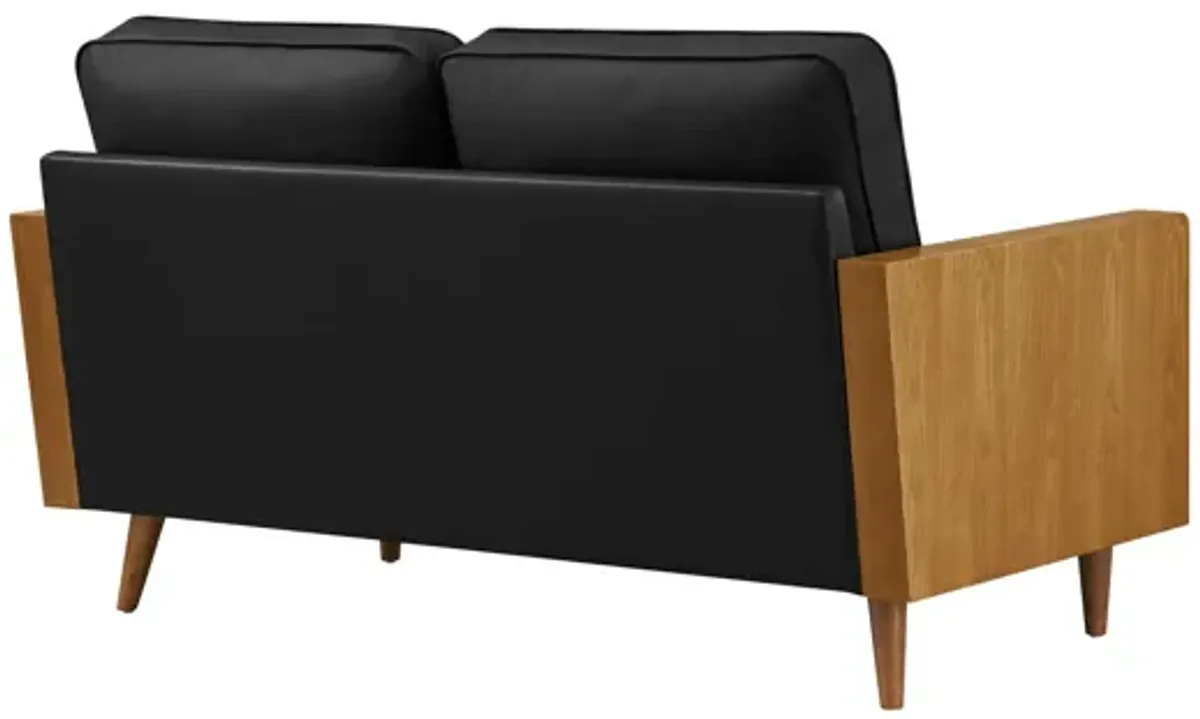 Kellan Vegan Leather Loveseat