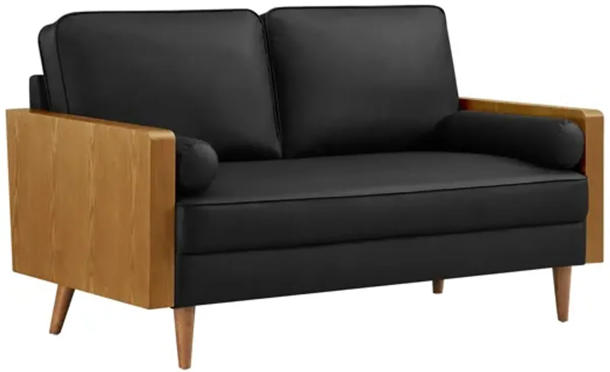 Kellan Vegan Leather Loveseat