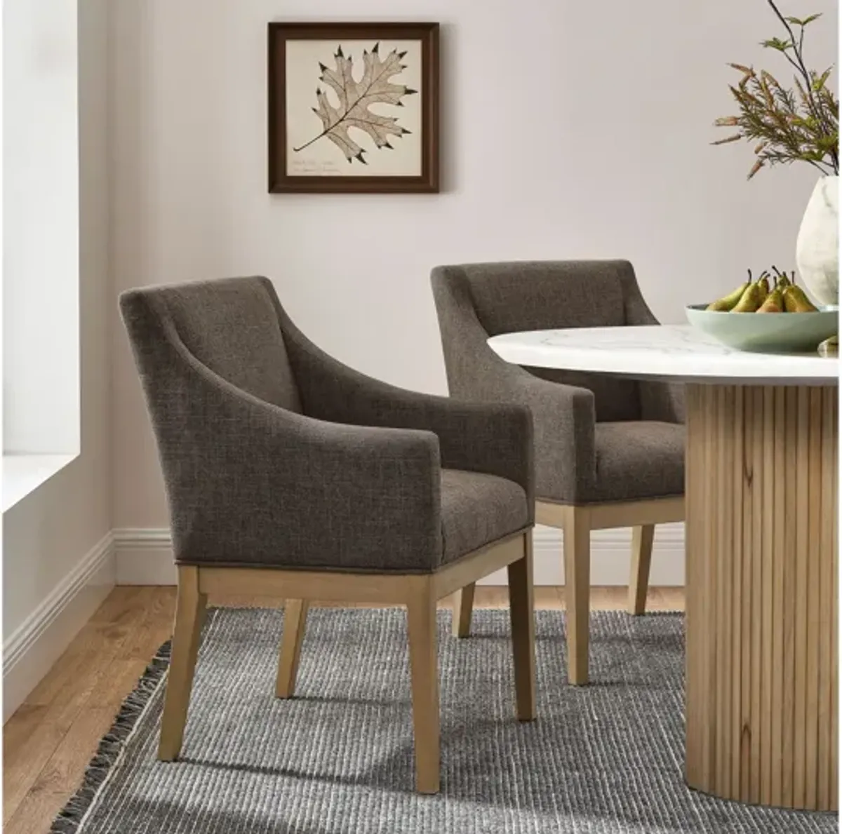 Alton Fabric Upholstered Dining Armchair