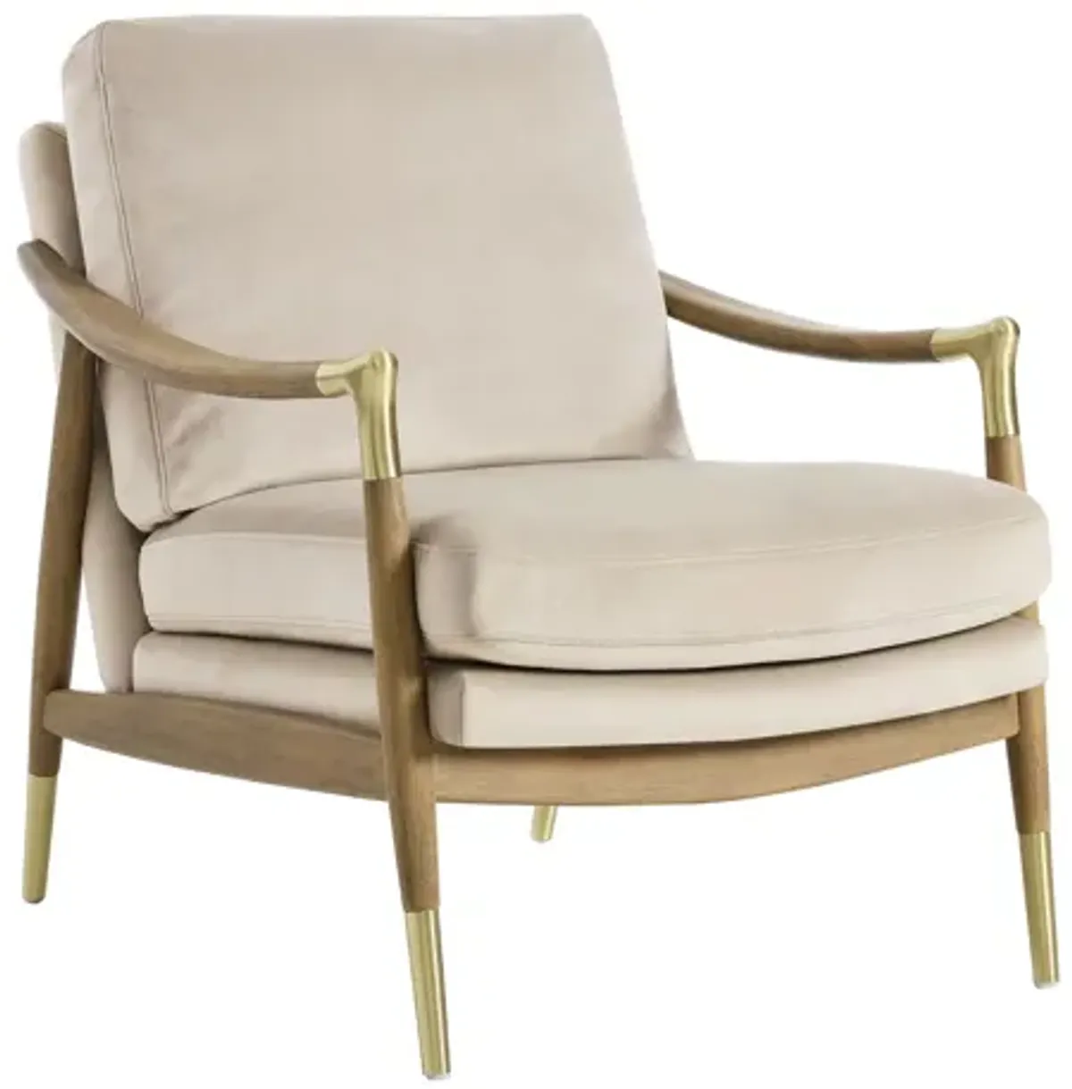 Langford Performance Velvet Accent Armchair