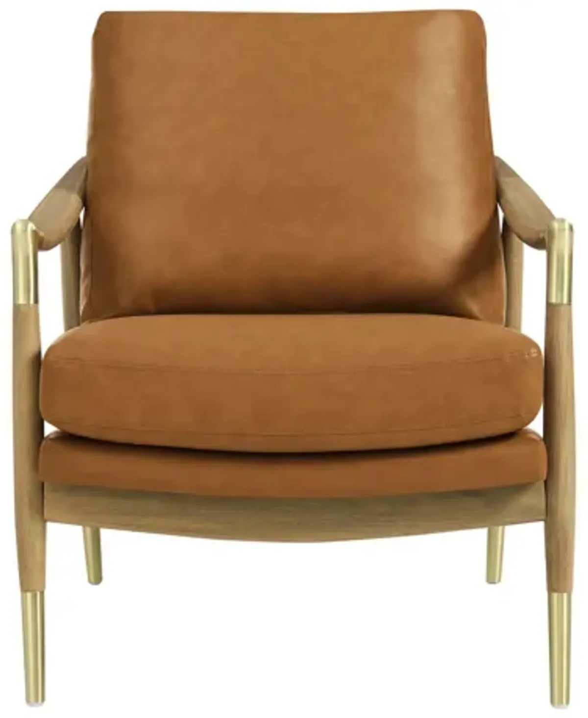 Langford Vegan Leather Accent Armchair