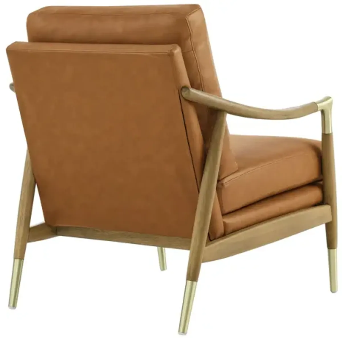 Langford Vegan Leather Accent Armchair