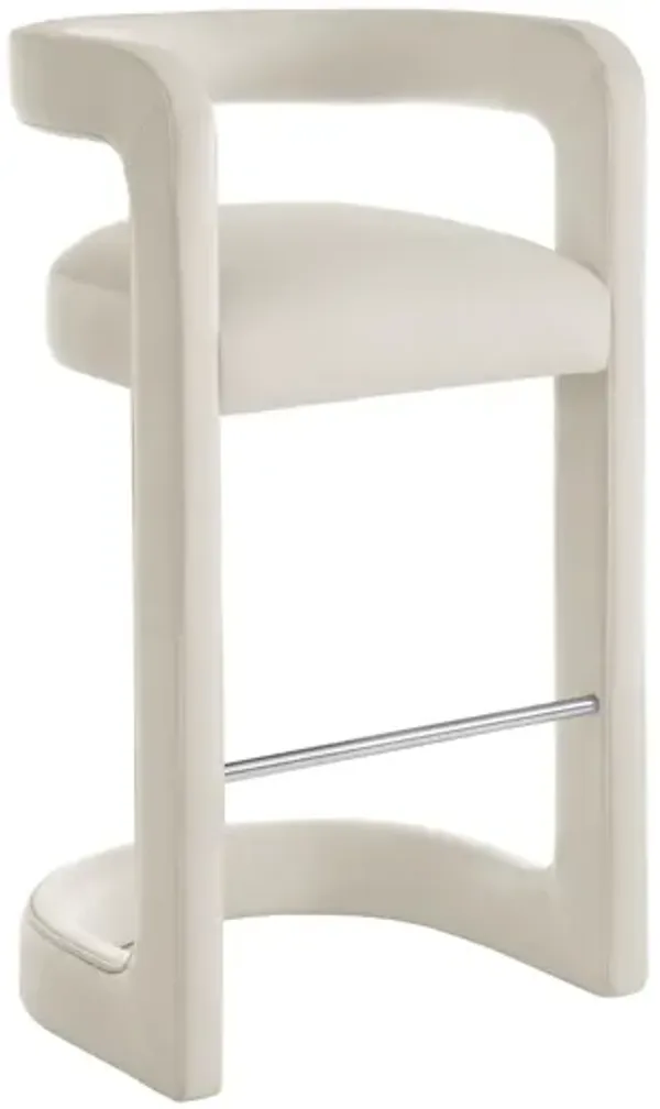 Winslow Performance Velvet Bar Stool