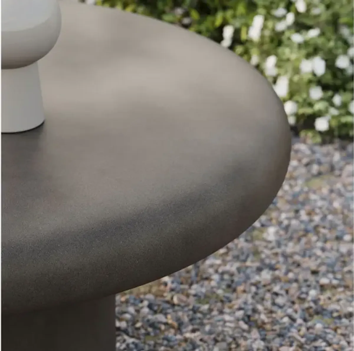 Argos Indoor - Outdoor Patio Concrete Round Coffee Table