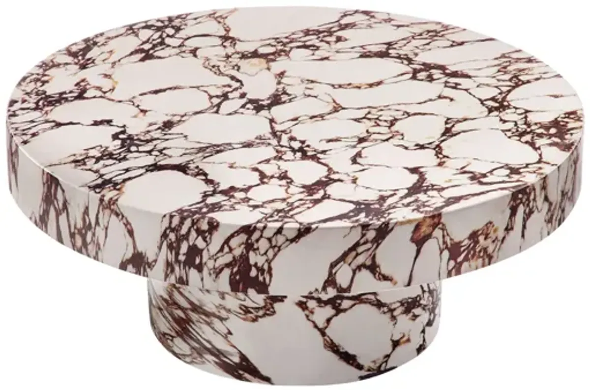 Alora Indoor - Outdoor Patio Concrete Round Coffee Table