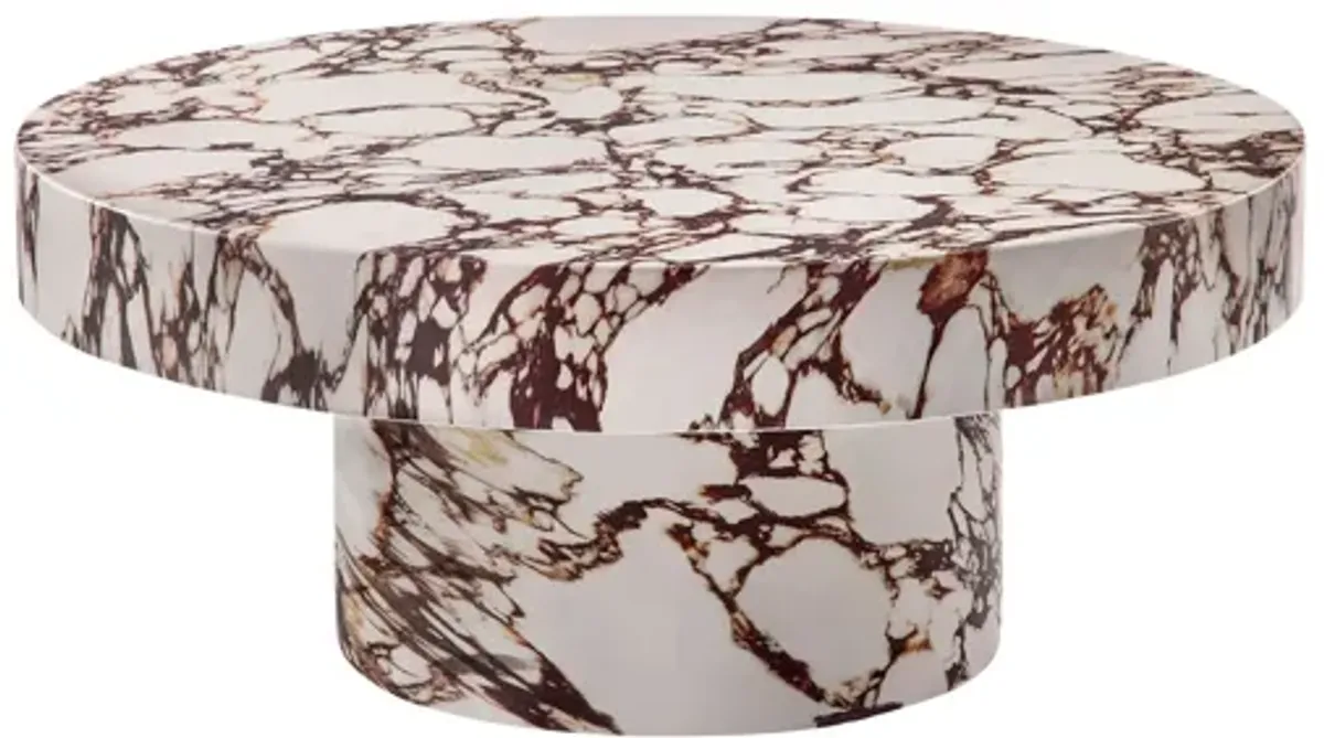 Alora Indoor - Outdoor Patio Concrete Round Coffee Table