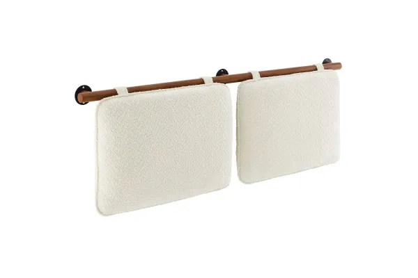 Anela Wall-Mounted Chenille Upholstered King Size Headboard