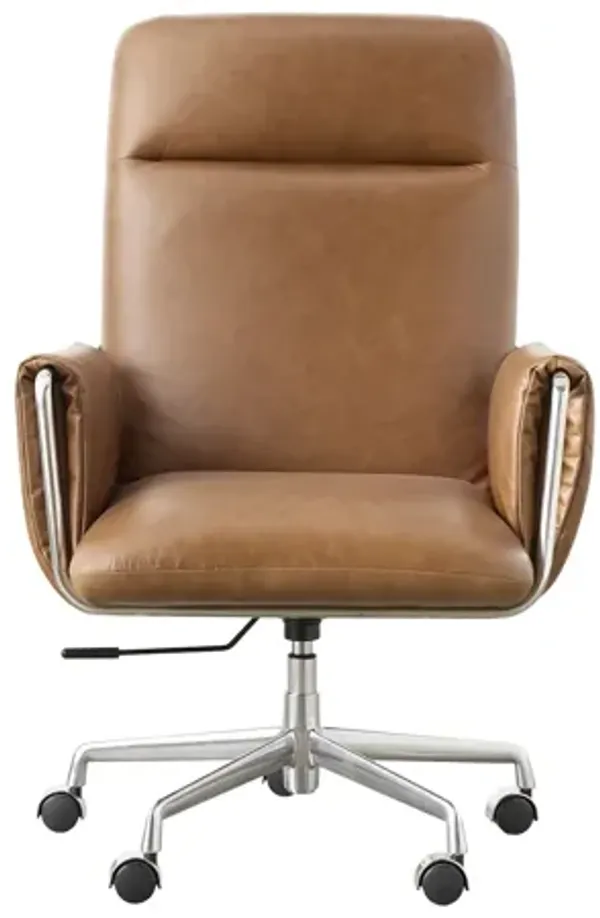 Sherman Leather Desk Chair