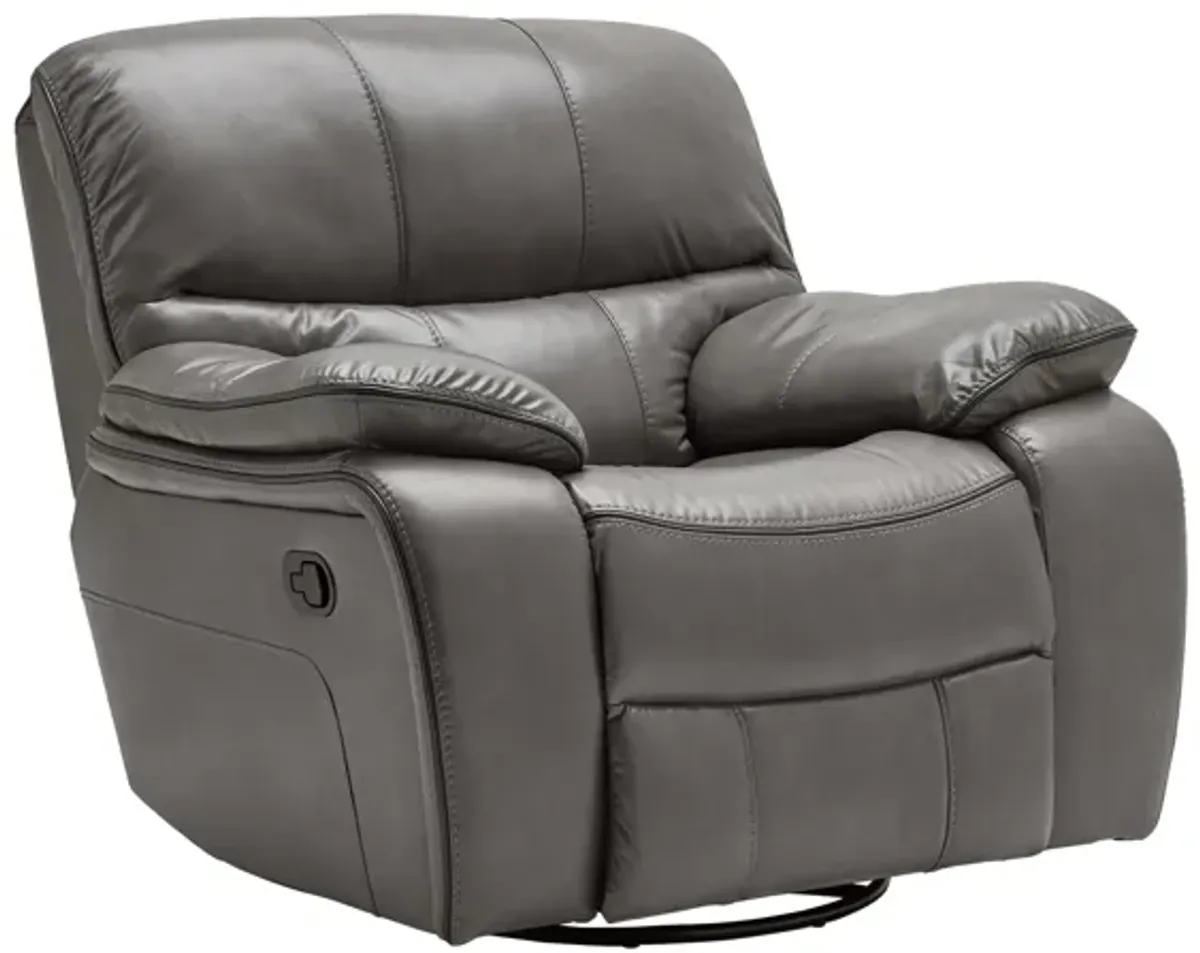 Lawson Grey Swivel Glider Recliner