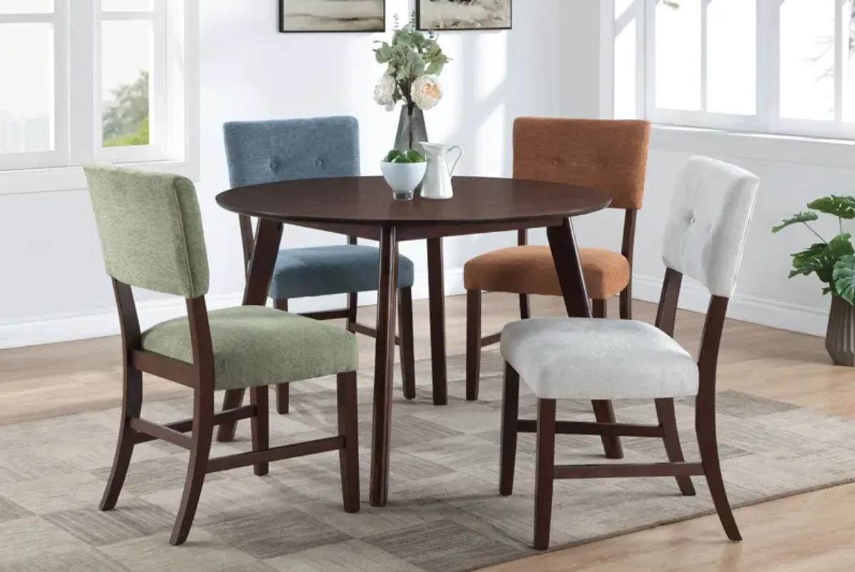 Ellis 47" Round Table + Multi Chairs