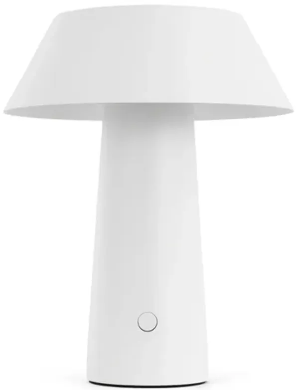 Sesa White Short Accent Rechargeable Table Lamp