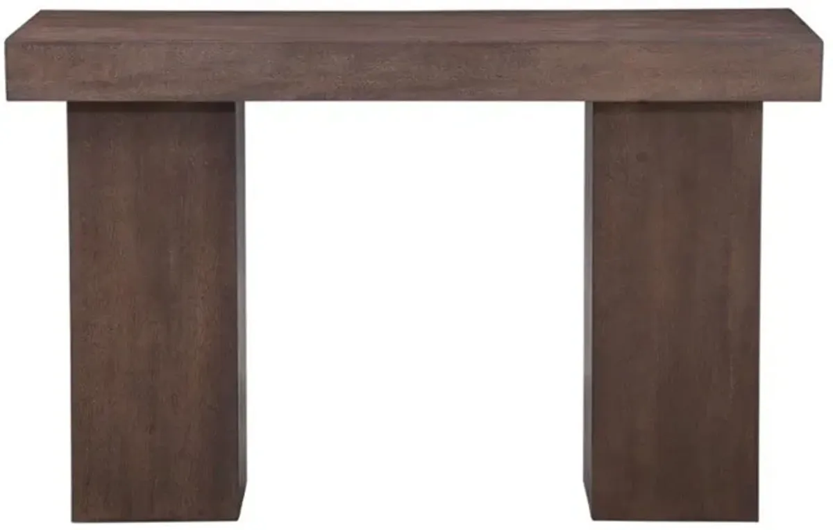 Padula Brown Oak Console