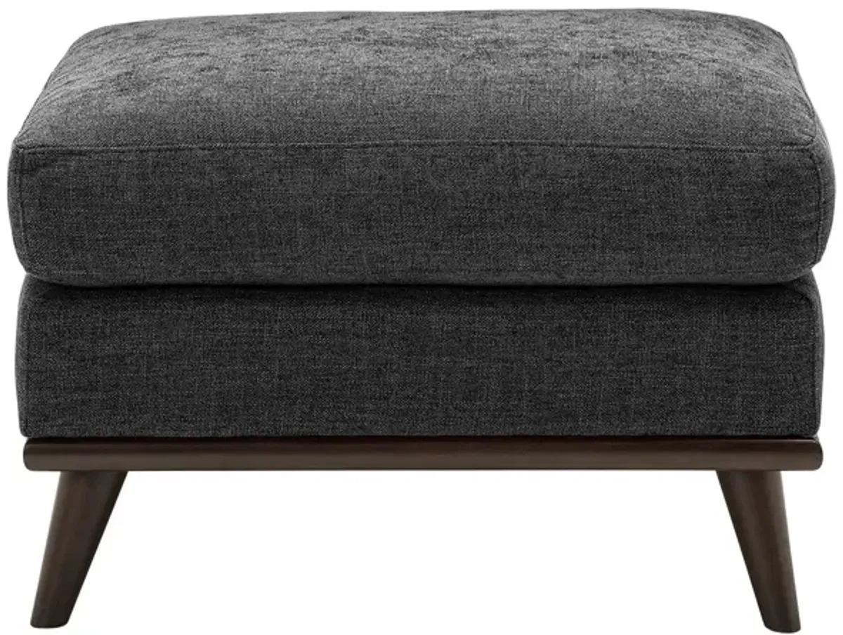 Elliot Graphite Ottoman