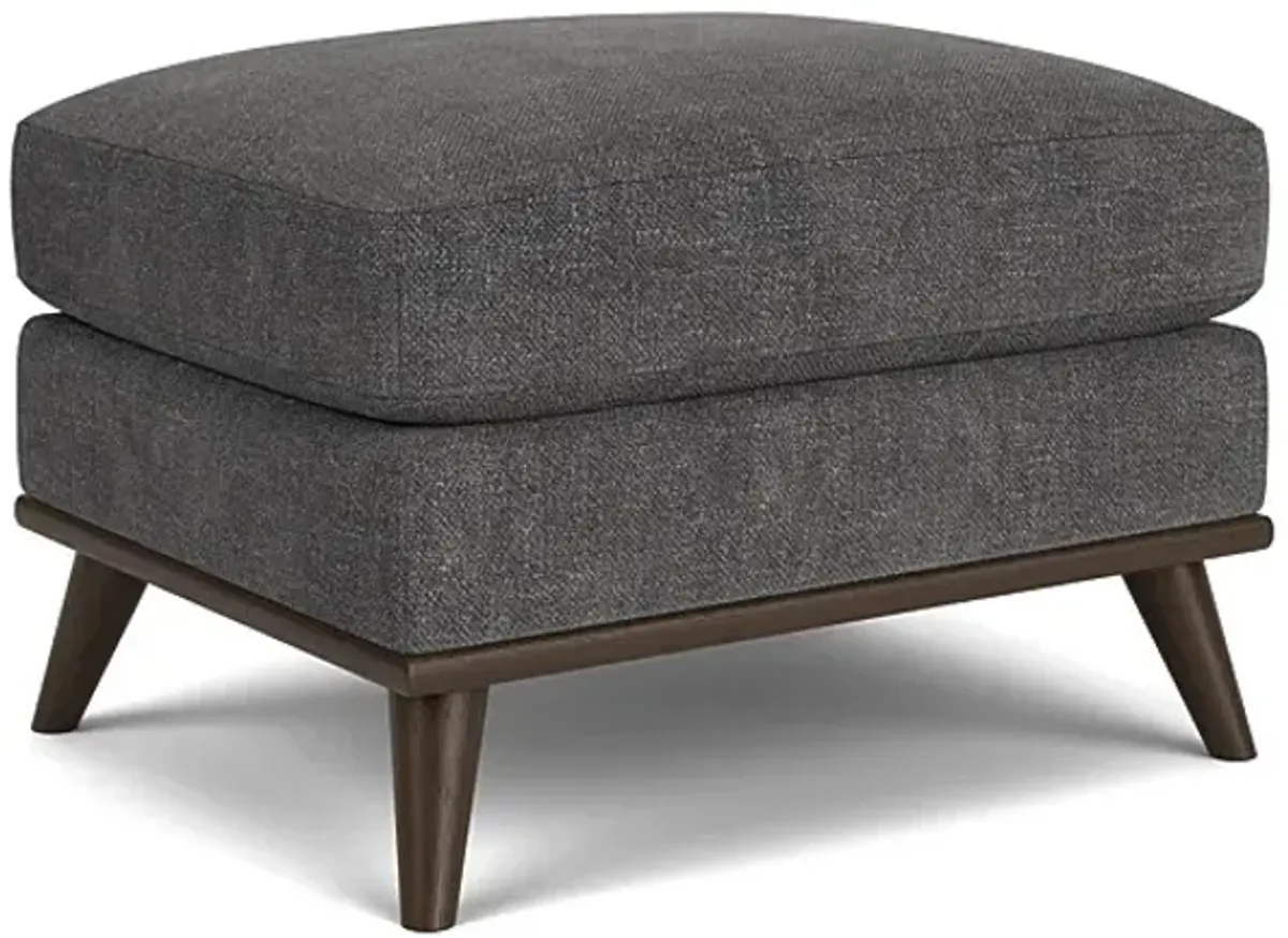 Elliot Graphite Ottoman