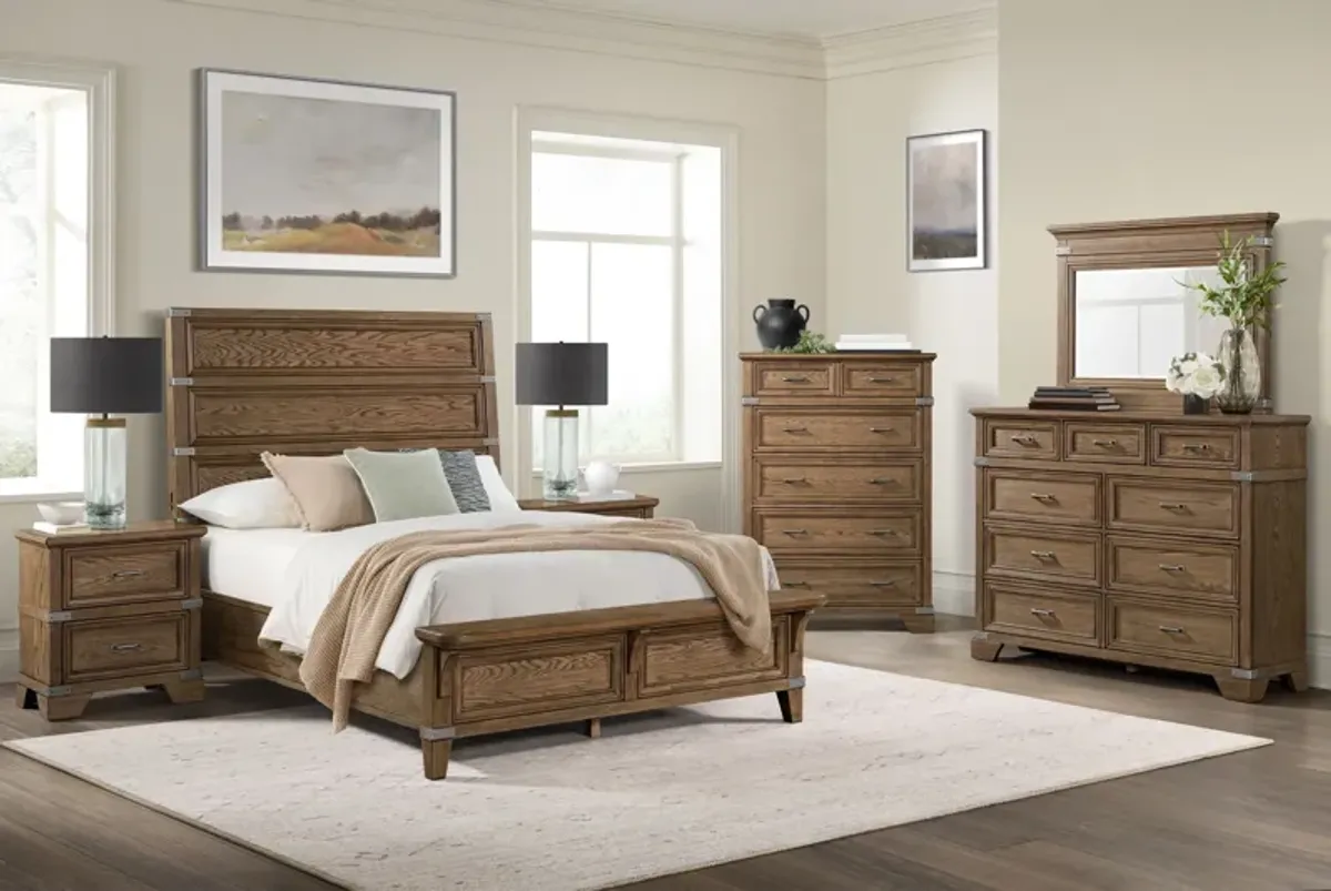 Forge Brown 4-Piece Queen Bedroom Set