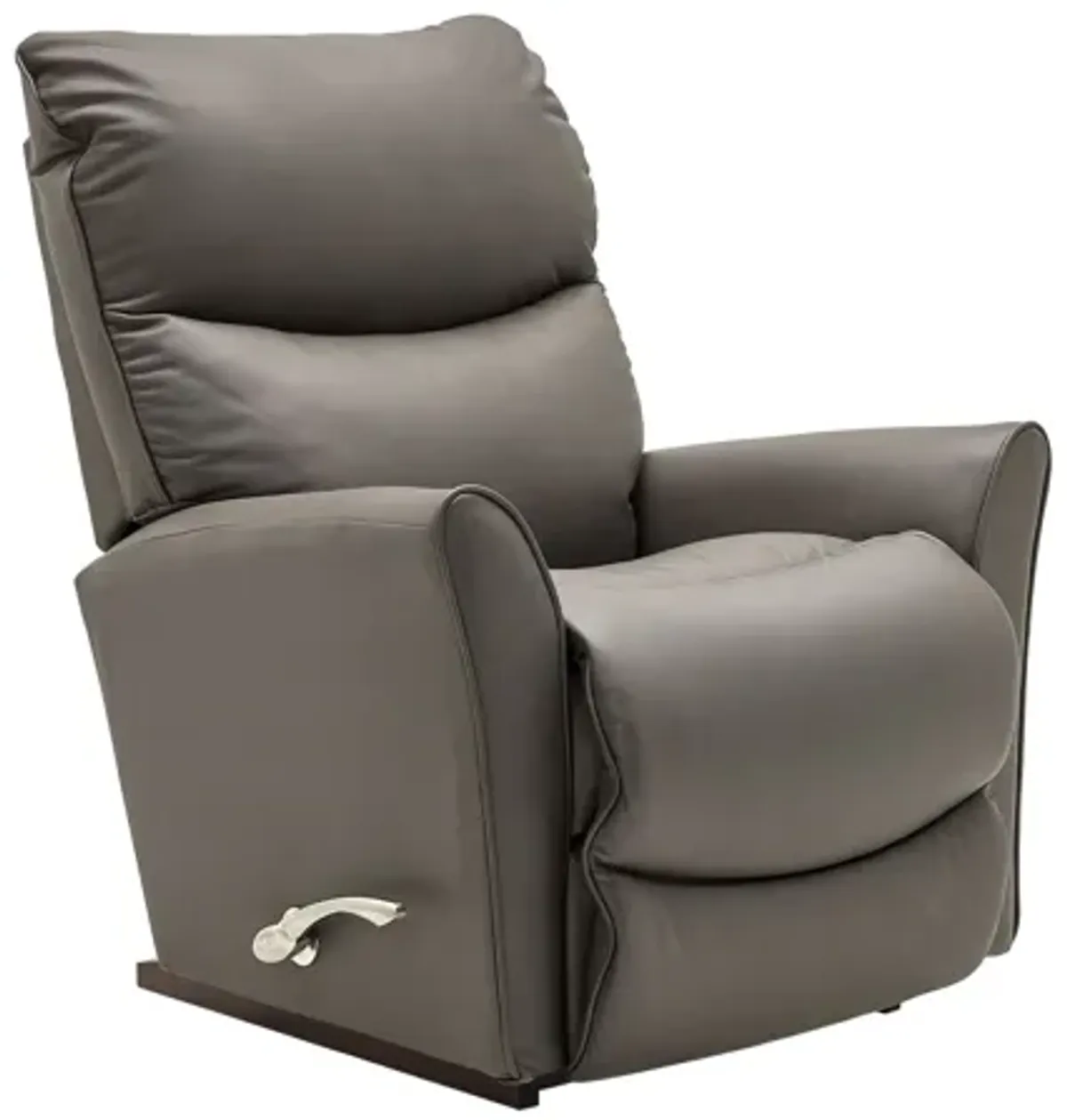 Rowan Brown Leather Rocker Recliner by La-Z-Boy