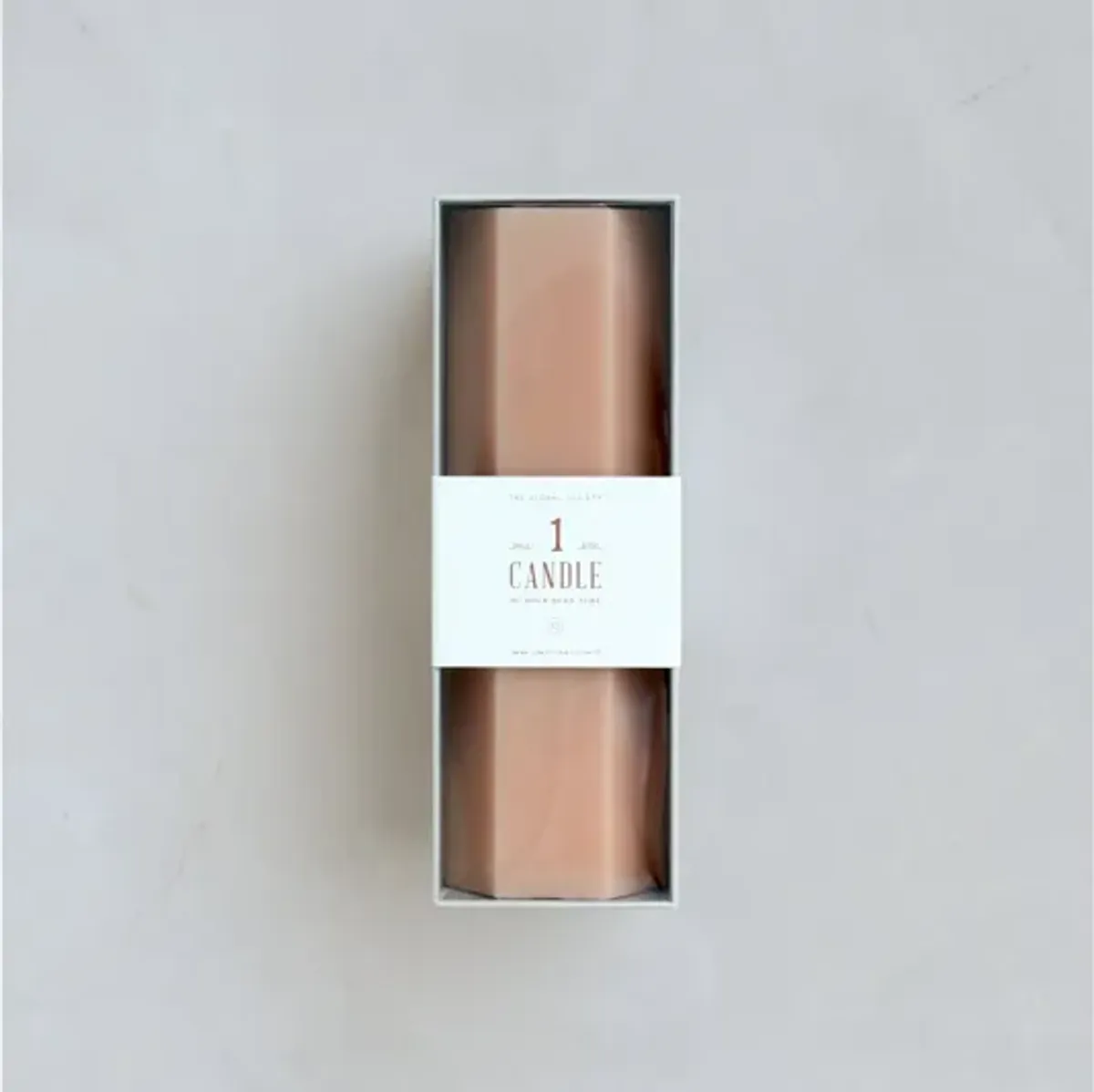 Fancy Hexagon Petal Pillar Candle
