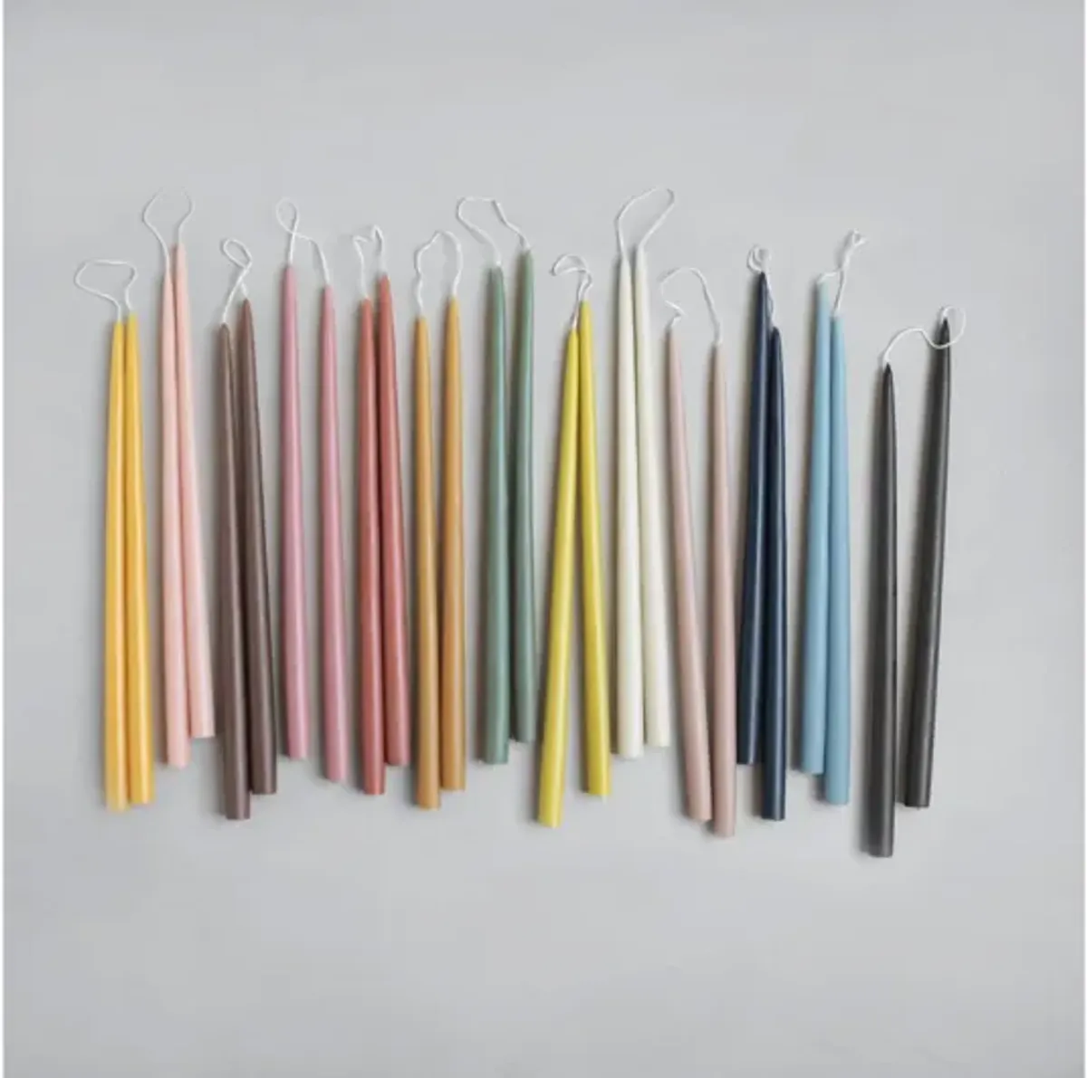 18" Dipped Petal Taper Candles