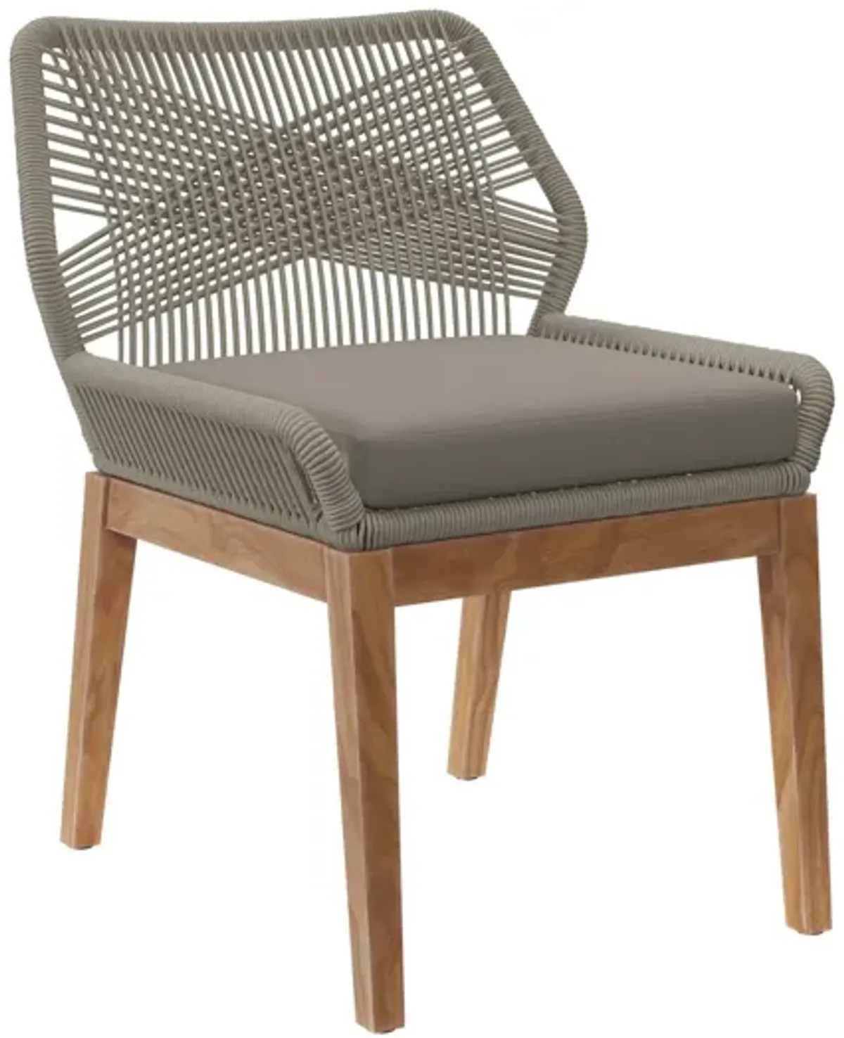 Wellspring Outdoor Patio Teak Wood Dining Chair