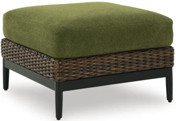 Horizon Hall Outdoor Ottoman with Cushion