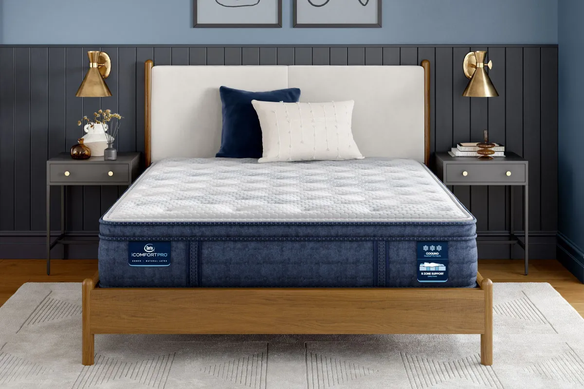 Serta iComfortPro Dartmouth Plush Pillowtop Latex 15" Twin XL Mattress