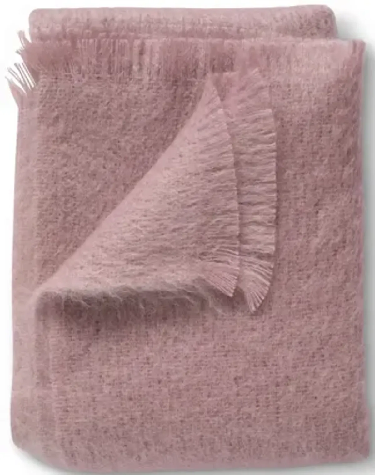 Mohair Throw - Rouge