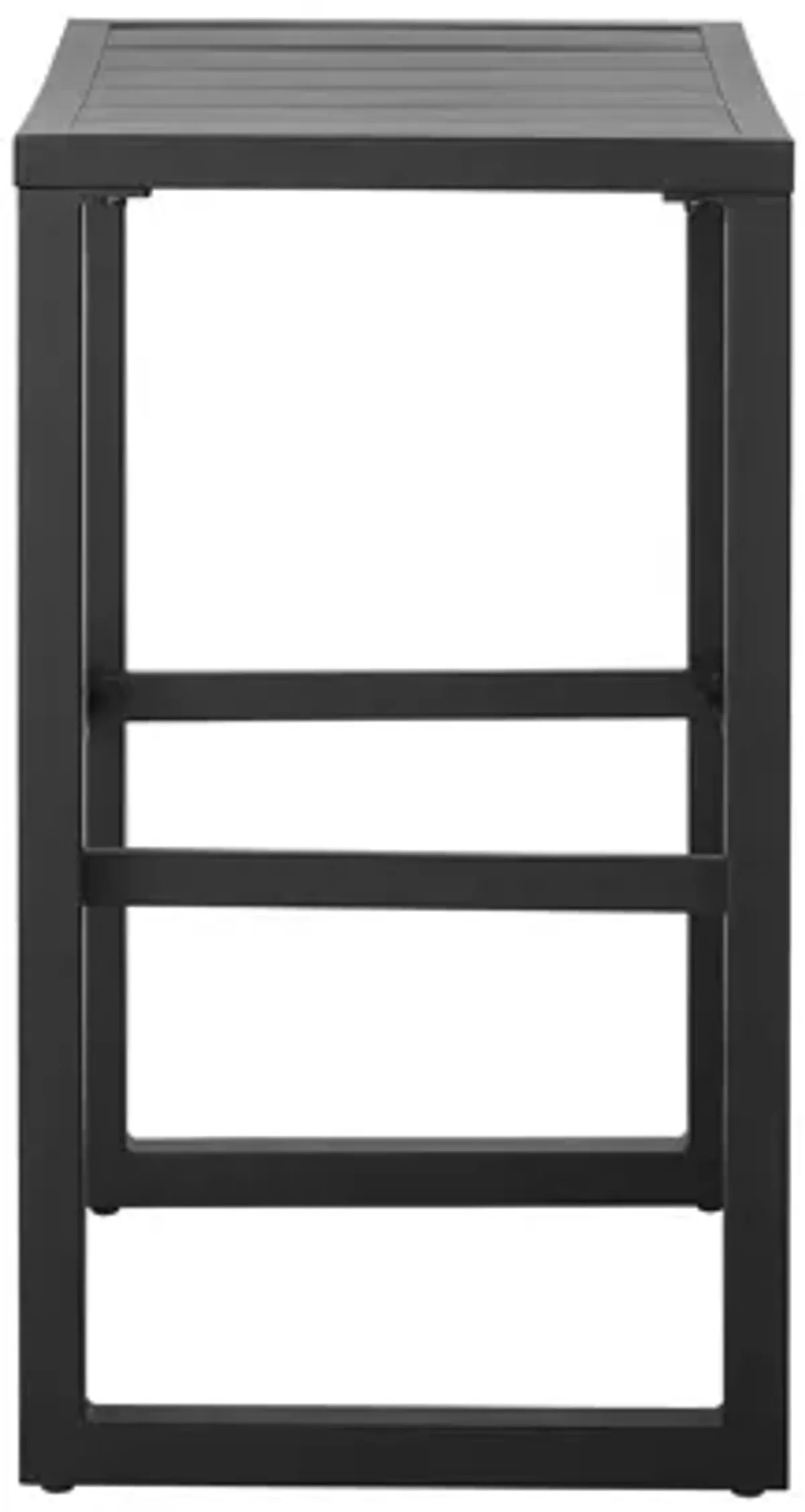 Alora Aluminum Barstool Black