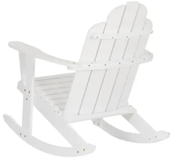 Adirondack White Rocking Chair