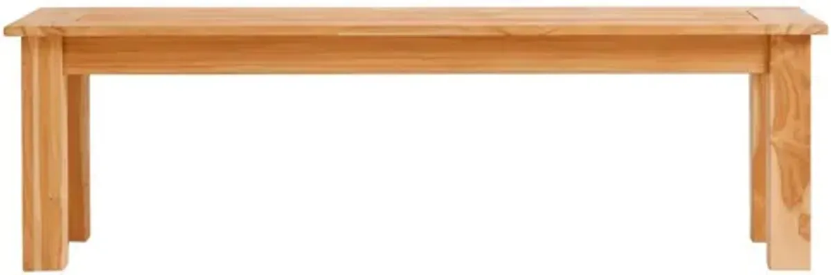 Cannon Teak Dining Bench With 80In Length