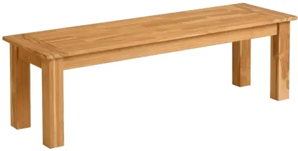 Cannon Teak Dining Bench With 80In Length