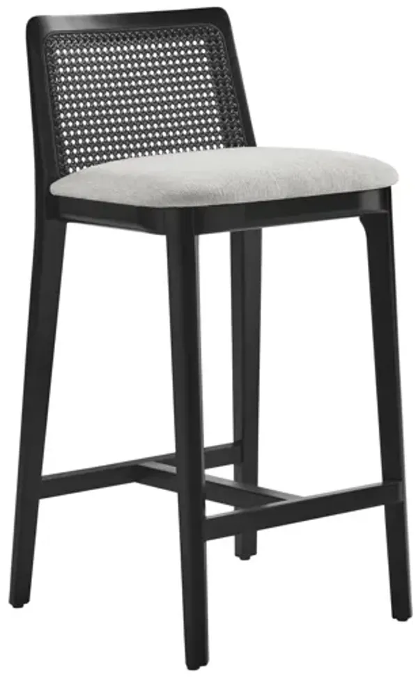 Monarch Wood and Rattan Counter Stool by Modway