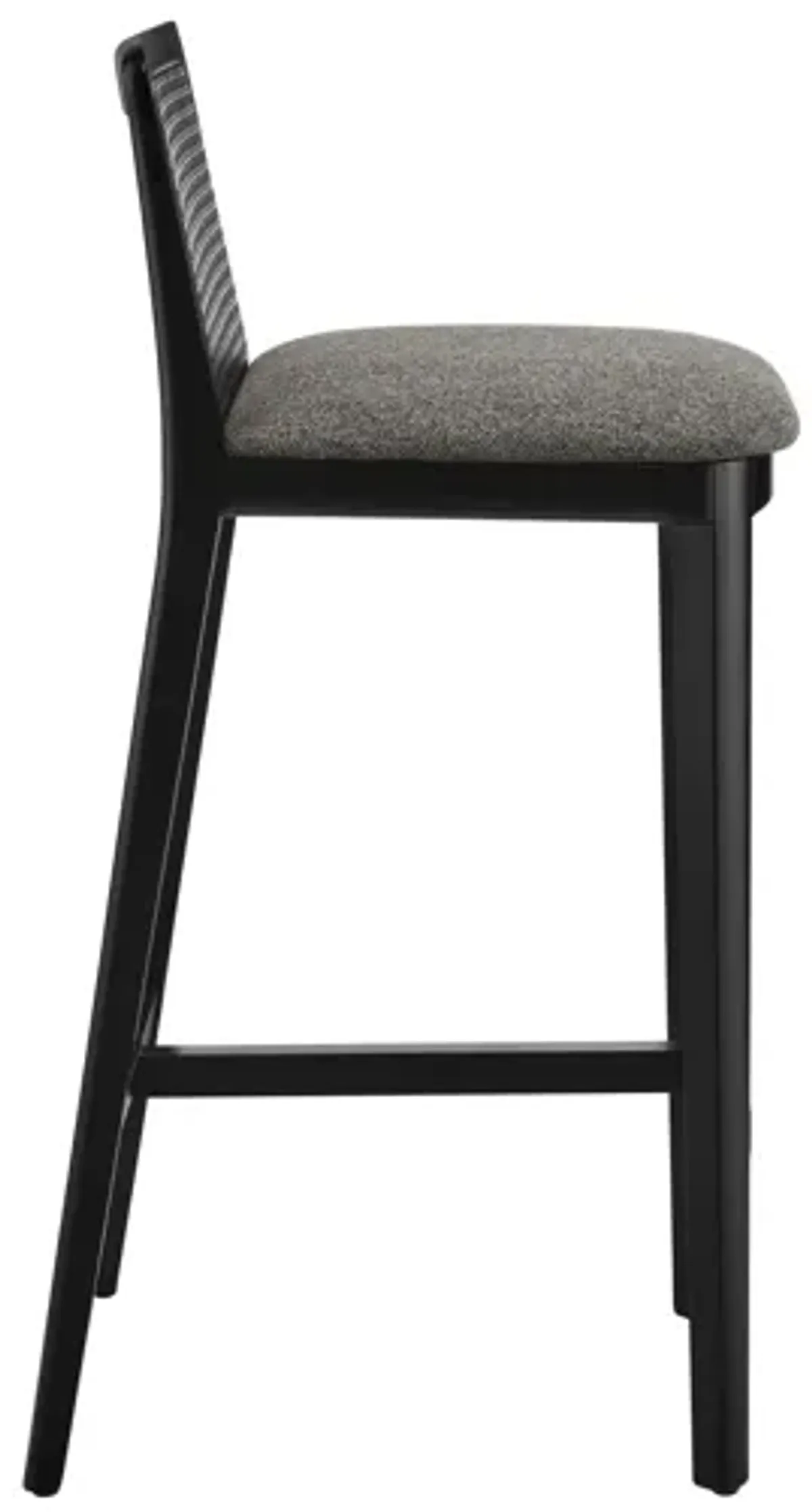 Monarch Wood and Rattan Bar Stool by Modway