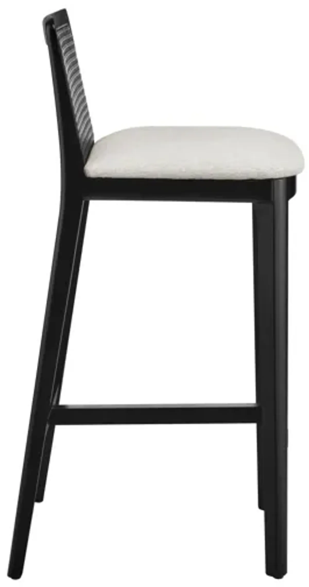 Monarch Wood and Rattan Bar Stool by Modway