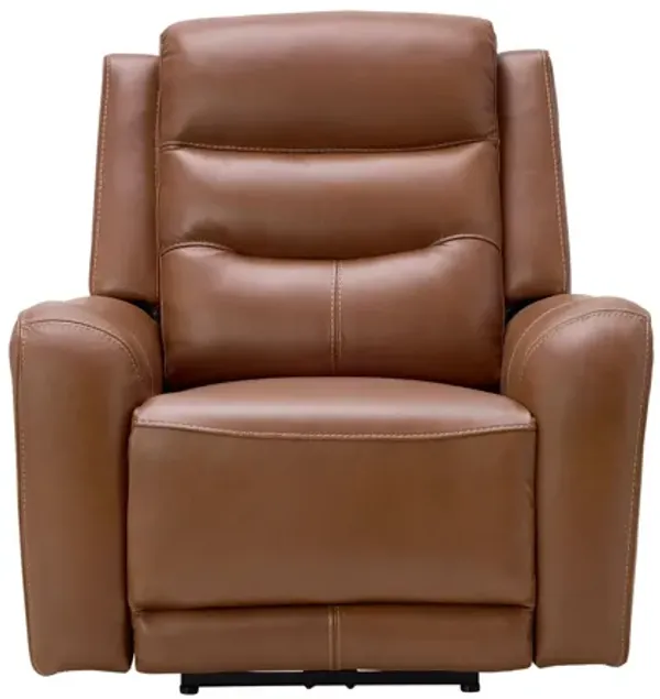 Bryant Brown Leather Dual Power Recliner