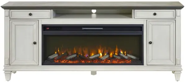 76" Hartford Fireplace Console