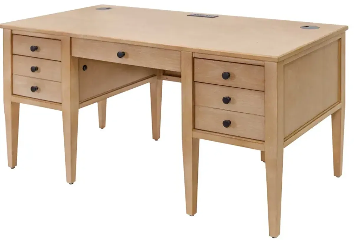 Laurel Half Pedestal Desk