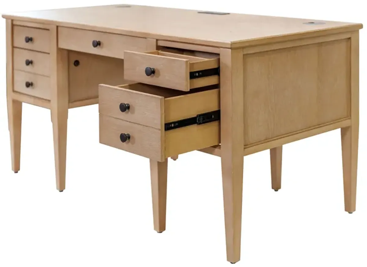 Laurel Half Pedestal Desk