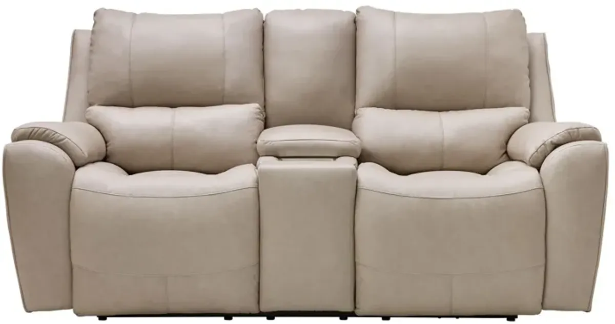Brady Dual Power Reclining Console Loveseat by Southern Motion