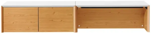 Kinetic 38" Wall-Mount Office Desk With Cabinet and Shelf