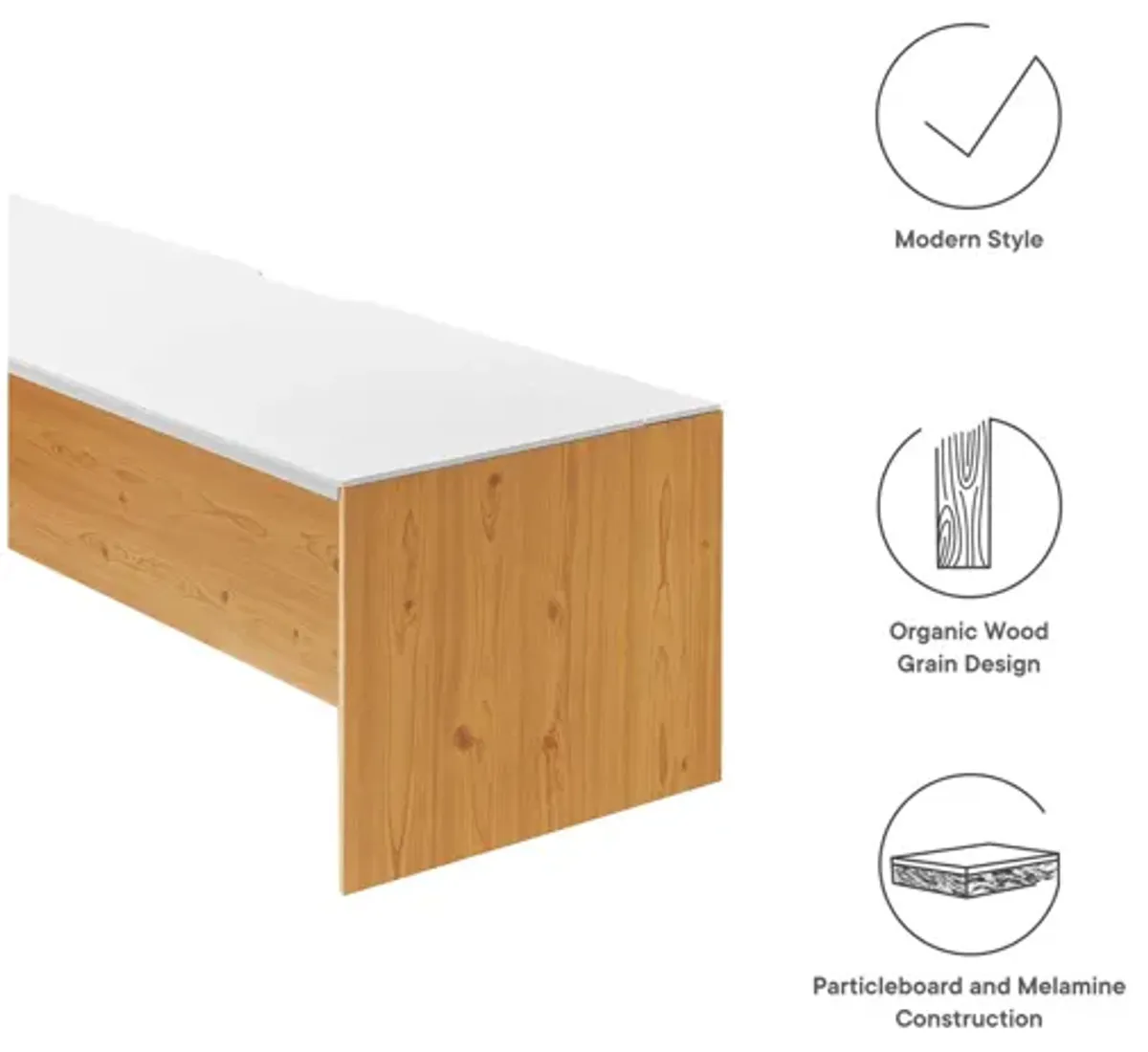 Kinetic 49" Wall-Mount Office Desk With Cabinet and Shelf