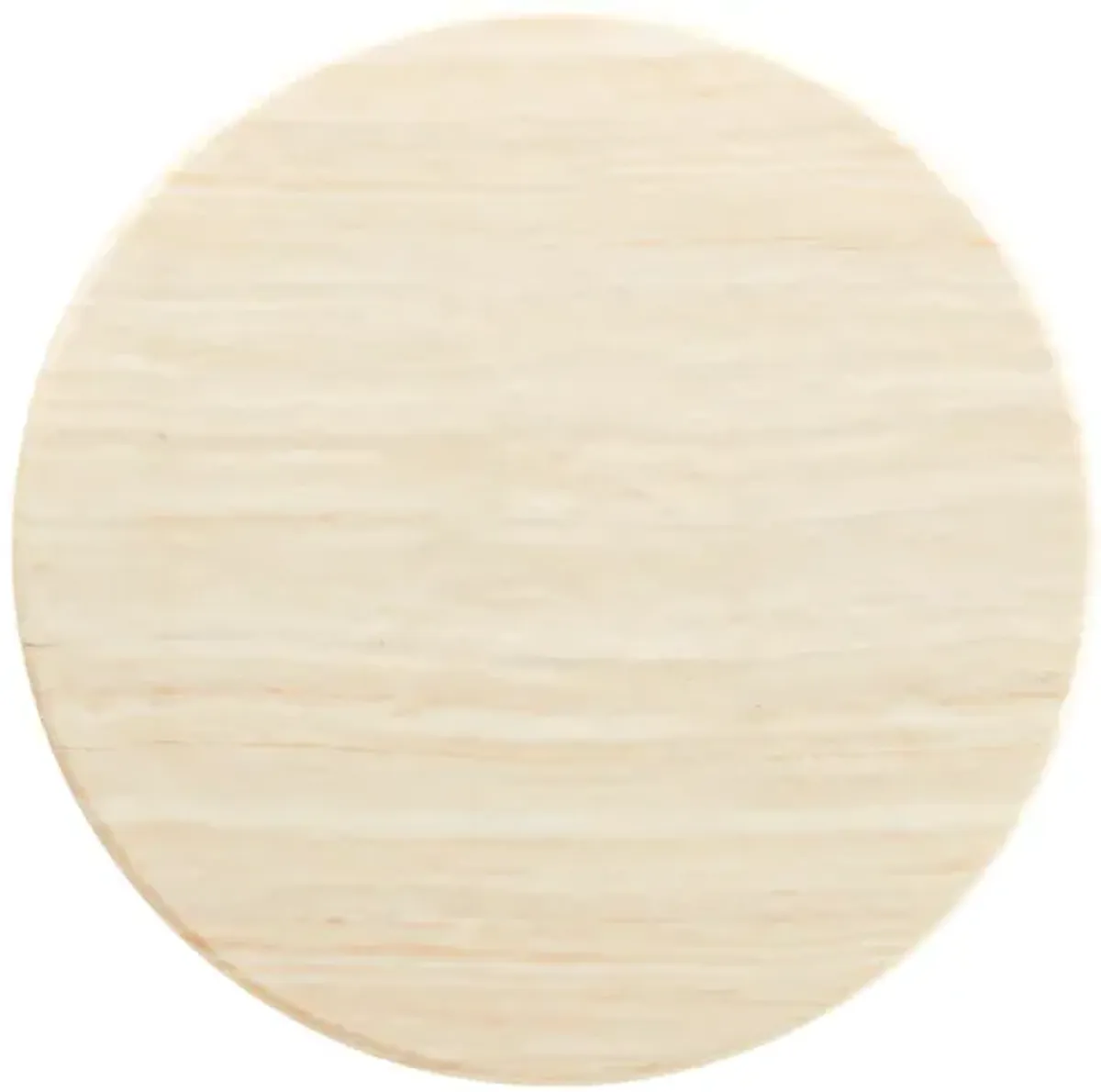 Lippa 36" Round Faux Travertine Dining Table